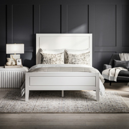 Bay Double White Bed Frame - LPD Home - Wilko - thumbnail 7