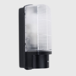 ValueLights Griffin Black Outdoor Wall Bulkhead Light with Dusk till Dawn Sensor - Size: 28 x 11.8 x 11.8cm - Wilko - thumbnail 3