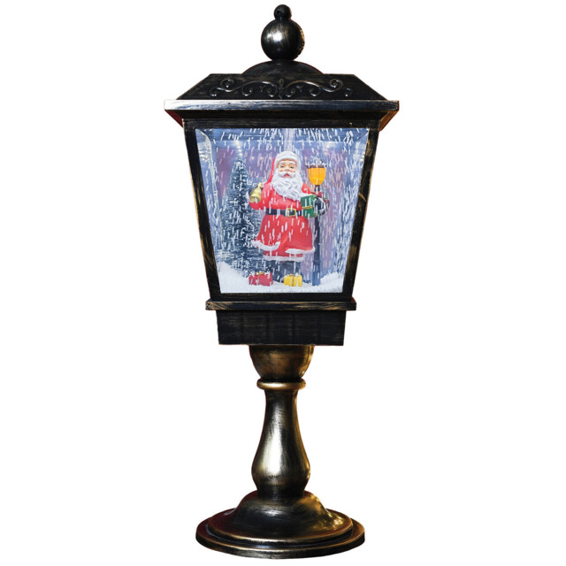 Snowing LED Music Table Lamp - Gold - Wilko - image 1