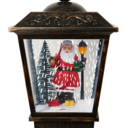 Snowing LED Music Table Lamp - Gold - Wilko - thumbnail 5