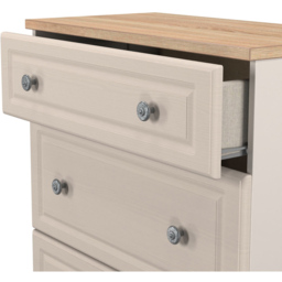 Crowndale Norfolk 3 Drawer Kashmir Ash and Bardolino Oak Deep Chest of Drawers Ready Assembled - Kashmir Ash & Bardolino Oak - Wilko - thumbnail 6