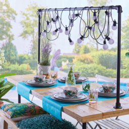 Luxform Honolulu 24V LED Festoon Light Set - Size: 750 x 10 x 10cm - Black - Wilko - thumbnail 5
