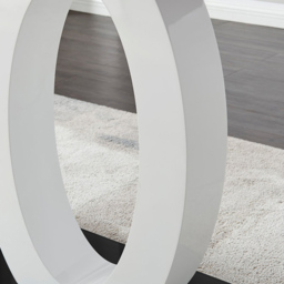 Furniturebox Lucia Kensington 6 Seater Dining Set Black Gloss and Elephant Grey - Wilko - thumbnail 7