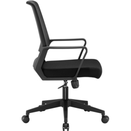 TTAP Cambridge Black Mesh Swivel Office Chair - Size: 101 x 60 x 60cm - Wilko - thumbnail 6
