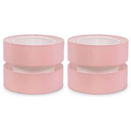 ValueLights Sophia 2-Tier Blush and White Small Ceiling Light Shade 2 Pack - Size: 19 x 26 x 26cm - Pink - Wilko