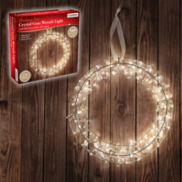 The Christmas Workshop LED Wreath 38cm - Wilko - thumbnail 4