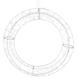The Christmas Workshop LED Wreath 38cm - Wilko - thumbnail 3