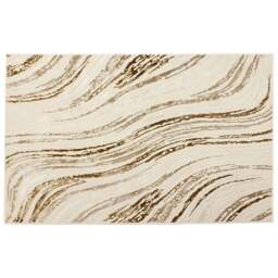 Esselle Home Solar Saturn Natural and Copper Rug 120 x 170cm - Cream - Wilko