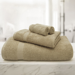 Mayfair Egyptian Cotton Natural Hand Towel Set of 2 - Cream - Wilko - thumbnail 3