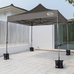 Maximus Grey Pop Up Outdoor Gazebo 3 x 3m - MCC - Wilko