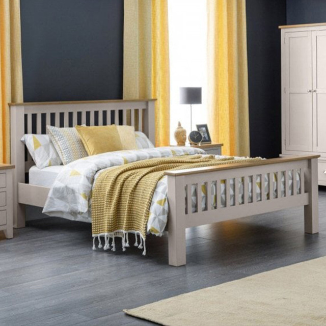 Julian Bowen Richmond King Size Elephant Grey High Foot End Bed Frame - Wilko - image 1