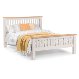 Julian Bowen Richmond King Size Elephant Grey High Foot End Bed Frame - Wilko - thumbnail 3