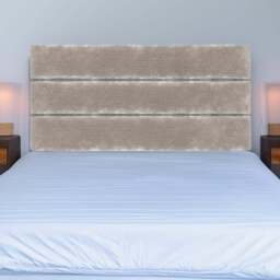 Bedmaster Milan King Size Silver Chenille Lined Headboard - Wilko