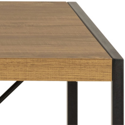 Florence Bahamas Black and Oak Office Desk - Furniture To Go - Wilko - thumbnail 7