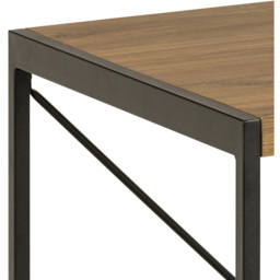 Florence Bahamas Black and Oak Office Desk - Furniture To Go - Wilko - thumbnail 6