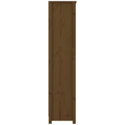 vidaXL 5 Shelf Honey Brown Solid Pine Wood Bookcase - Size: 154 x 80 x 35cm - Wilko - thumbnail 6