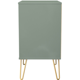 Crowndale Diamond 3 Drawer Reed Green Midi Chest of Drawers Ready Assembled - Wilko - thumbnail 4