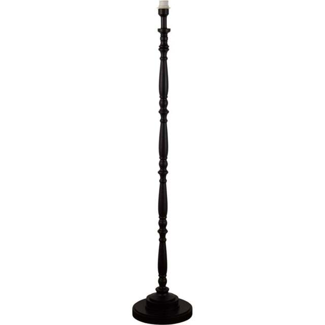Lighting Collection Baldwin Black Candle Stick Spindle Floor Lamp Base 150cm - Size: 24 x 32.5 x 32.5cm - Wilko - image 1