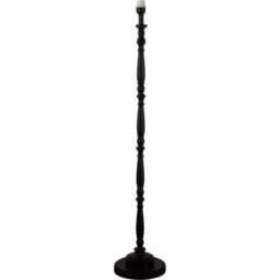Lighting Collection Baldwin Black Candle Stick Spindle Floor Lamp Base 150cm - Size: 24 x 32.5 x 32.5cm - Wilko - thumbnail 1