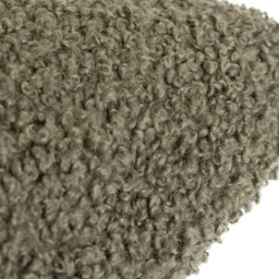 Yard Cabu Khaki Chunky Boucle Cushion - Size: 45 x 45cm - Green - Yard Living - Wilko - thumbnail 5