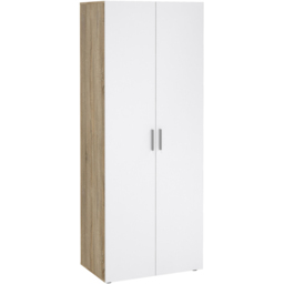 Florence 2 Door Oak and White High Gloss Wardrobe - Furniture to Go - Wilko - thumbnail 3