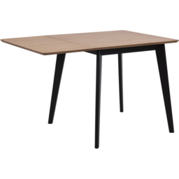 Florence Roxby 4 Seater Extending Dining Table Oak and Black - Oak & Black - Wilko - thumbnail 5