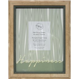 Hertford Green Accent Frame - Natural/16x12in - Size: A3 - The Port. Co Gallery - Wilko - thumbnail 1