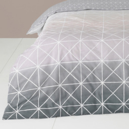 furn. Spectrum Single Pink Gradient Geometric Duvet Cover Set - Wilko - thumbnail 5