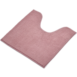 Mayfair Blush Shaggy Noodle Bath Mat 50 x 80cm - Pink - Wilko - thumbnail 4
