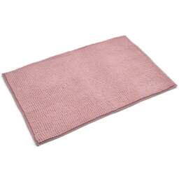 Mayfair Blush Shaggy Noodle Bath Mat 50 x 80cm - Pink - Wilko