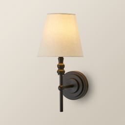 ValueLights Maggie Black Candlestick Wall Lights with Shade and Bulb 2 Pack - Size: 38.5 x 21.5 x 18cm - Wilko - thumbnail 6