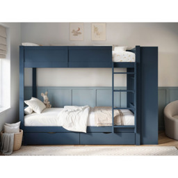 Flair Ruby Blue Bunk Bed with Storage - Size: Single - Wilko - thumbnail 5