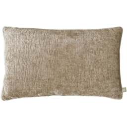 Belgravia Decor Beige Chenille Cushion 50 x 30cm - Size: 30 x 50 x 5cm - Brown - Belgravia Décor - Wilko
