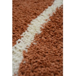 Homemaker Terracotta and Ivory Bubbles Snug Shaggy Rug 200 x 290cm - Multi - Wilko - thumbnail 3