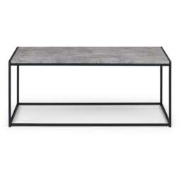 Julian Bowen Staten Concrete Coffee Table - Size: 60 x 110 x 45cm - Black - Wilko - thumbnail 4