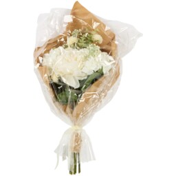 Peony and Hydrangea Bouquet Ivory - Wilko - thumbnail 4
