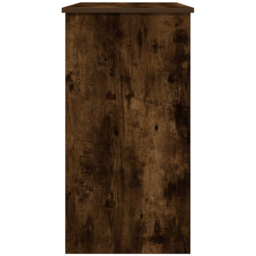 vidaXL Single Drawer Computer Desk Smoked Oak - Size: 75 x 80 x 40cm - Brown - Wilko - thumbnail 6