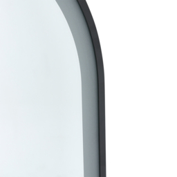 Living and Home Black Oval Metal Frame Anti Fog LED Wall Mirror with Touch Sensor - Size: 90 x 60 x 4cm - Wilko - thumbnail 7