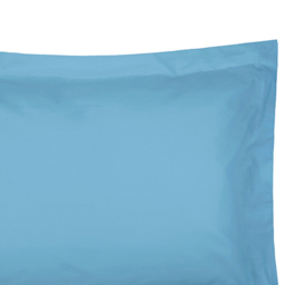 Serene Oxford Sky Blue Pillowcase - Size: 27 x 20cm - Wilko - thumbnail 3