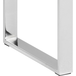 Florence Katrine Glass Top Console Table - Silver - Furniture To Go - Wilko - thumbnail 6