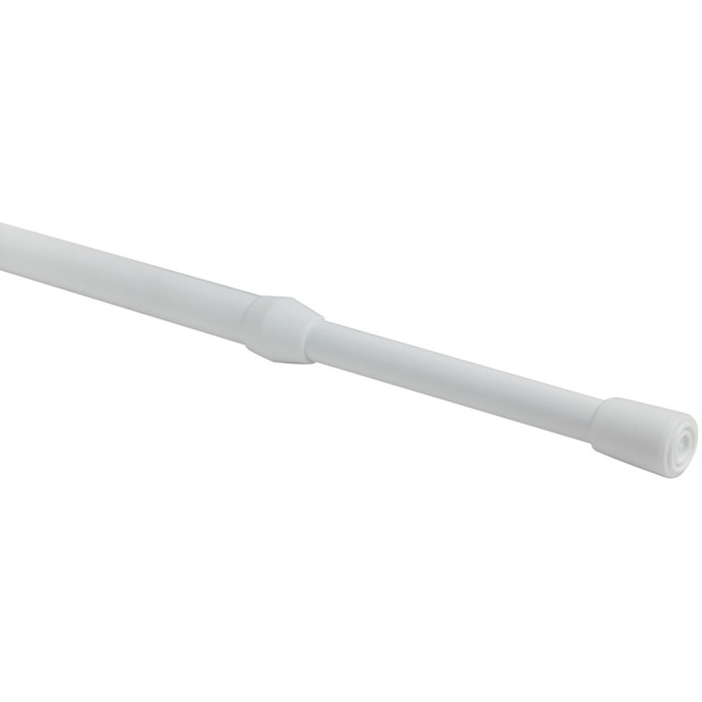 56-92cm Simply White Tension Curtain Rod - Size: 56 - 92cm - Wilko - image 1