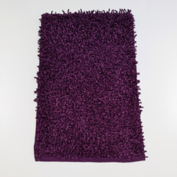 Rapport Home Oxford Purple Shaggy Super Absorbent Rug 88 x 55cm - Wilko - thumbnail 3