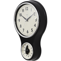Acctim Kitchen Time Black Clock and Timer - Size: 5.5 x 19.5 x 30cm - Wilko - thumbnail 3