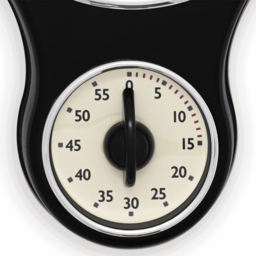 Acctim Kitchen Time Black Clock and Timer - Size: 5.5 x 19.5 x 30cm - Wilko - thumbnail 5