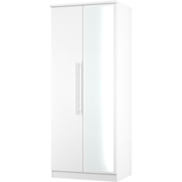 Crowndale Sherwood 2 Door Porcelain Matt Wardrobe - White - Wilko - thumbnail 5