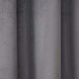 Divante Vermont Charcoal Velvet Blackout Curtains 183 x 168cm - Size: W 168 x D 183cm - Wilko - thumbnail 5