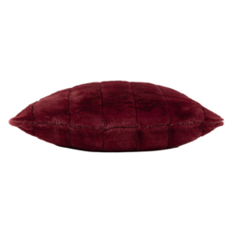 Paoletti Empress Ruby Faux Fur Cushion Large - Size: 55 x 55 cm - Multi - Wilko - thumbnail 6
