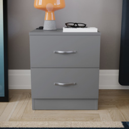 Vida Designs Riano Grey 3 Piece Bedroom Furniture Set - Wilko - thumbnail 3