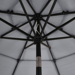 Living and Home Light Grey 3 Tier Crank and Tilt Parasol with Rose Cement Base 3m - Wilko - thumbnail 6