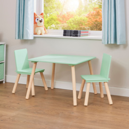Liberty House Toys Kids 2 Seater Table Green - Size: 44 x 60 x 60cm - Wilko - thumbnail 7
